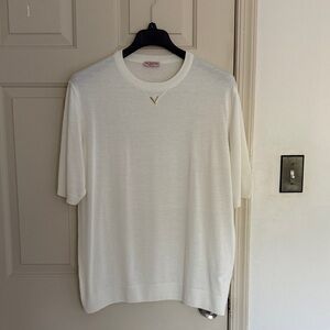 Valentino Ivory Knit Top